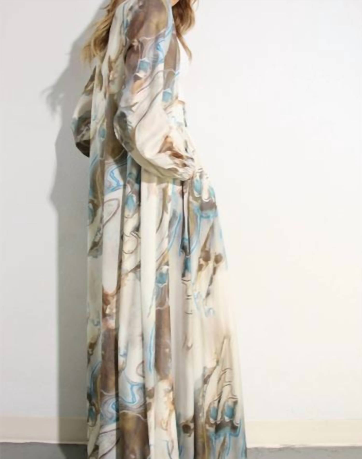 Mulla - Printed Cardigan & Pants Set