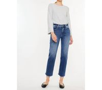 Kancan - High Rise Slim Straight Jean