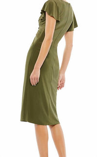 Mac Duggal - Flutter Sleeve Dress