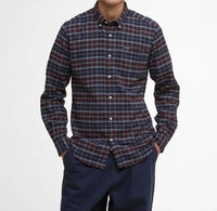 Barbour Haddington Tailored Tartan Shirt in midnight oak tartan - men's shirt