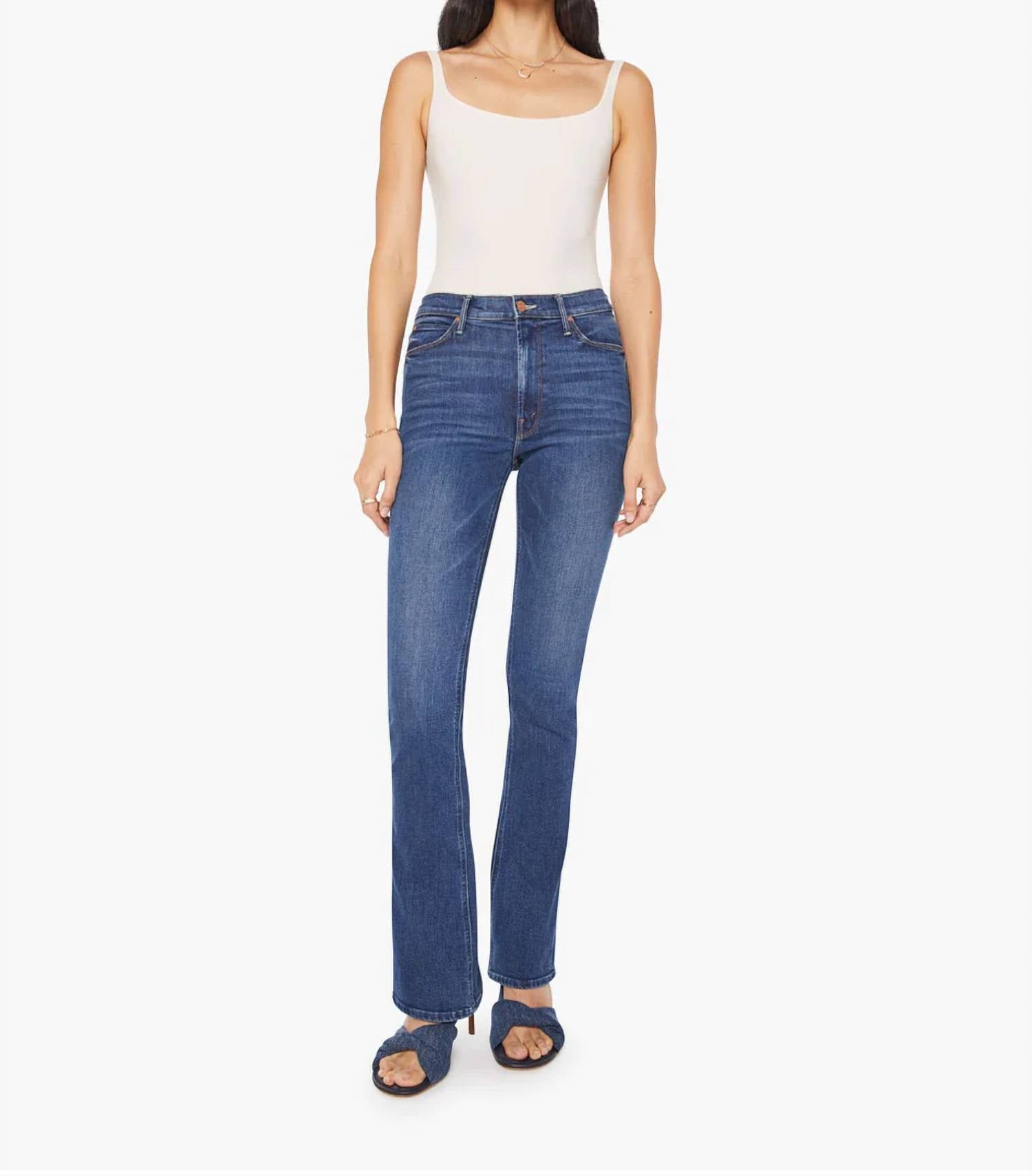 Mother - High Waisted Runaway Jeans