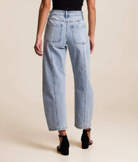 Vervet By Flying Monkey - Studded Sia Barrel Denim Jeans
