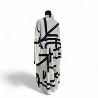Mimoto - Women's Long Sleeve Abstract Dress
