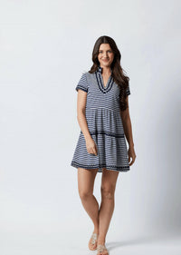 Sail To Sable - Women's Short Sleeve Tunic Dress