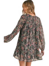 Sadie & Sage - Pull Me In Whirred Mini Dress