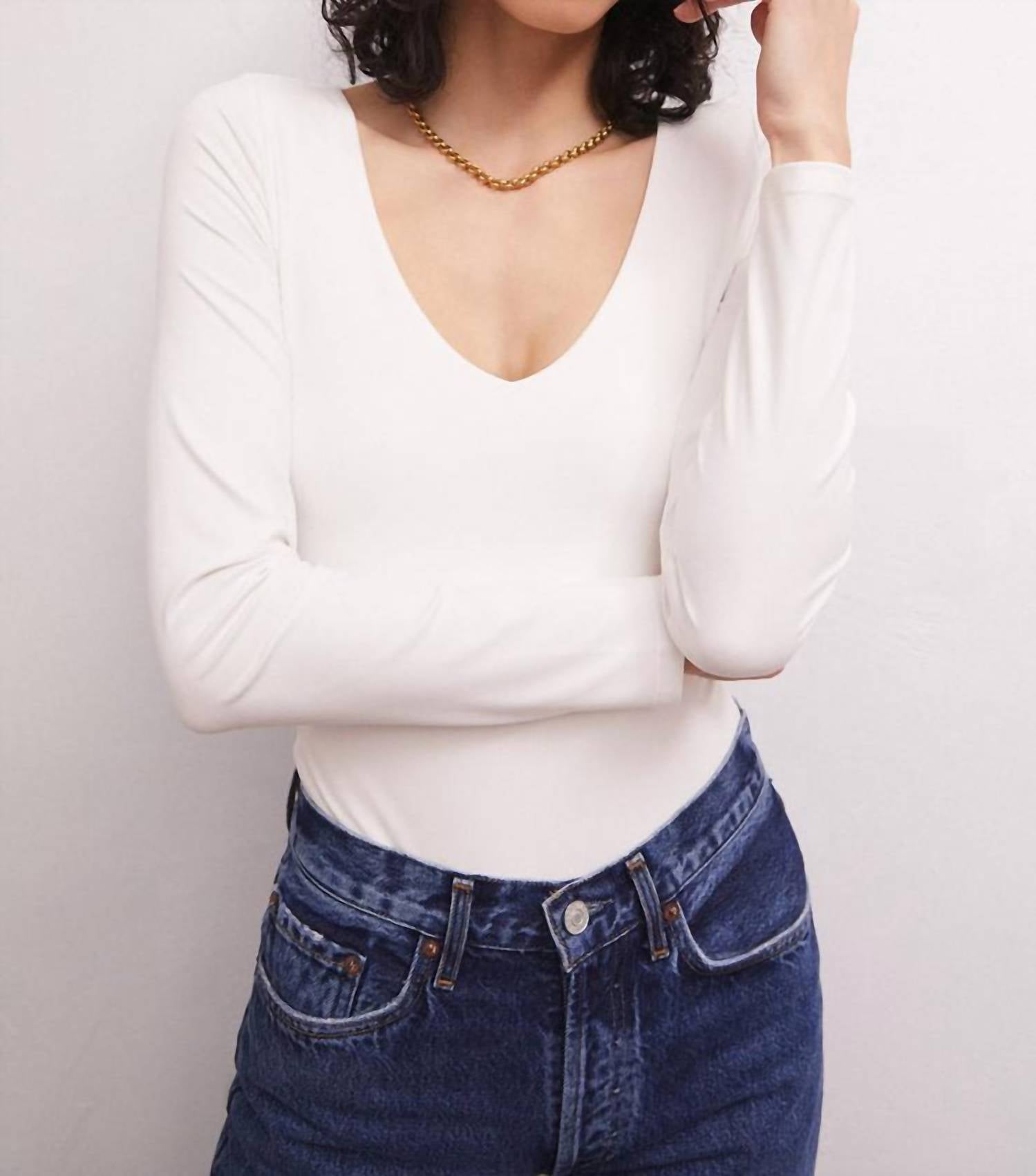 Z Supply - So Smooth V-Neck Bodysuit