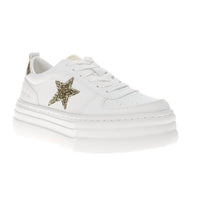 Vintage Havana Women's Hunter Glitter Platform Sneakers in gold - women's sneaker