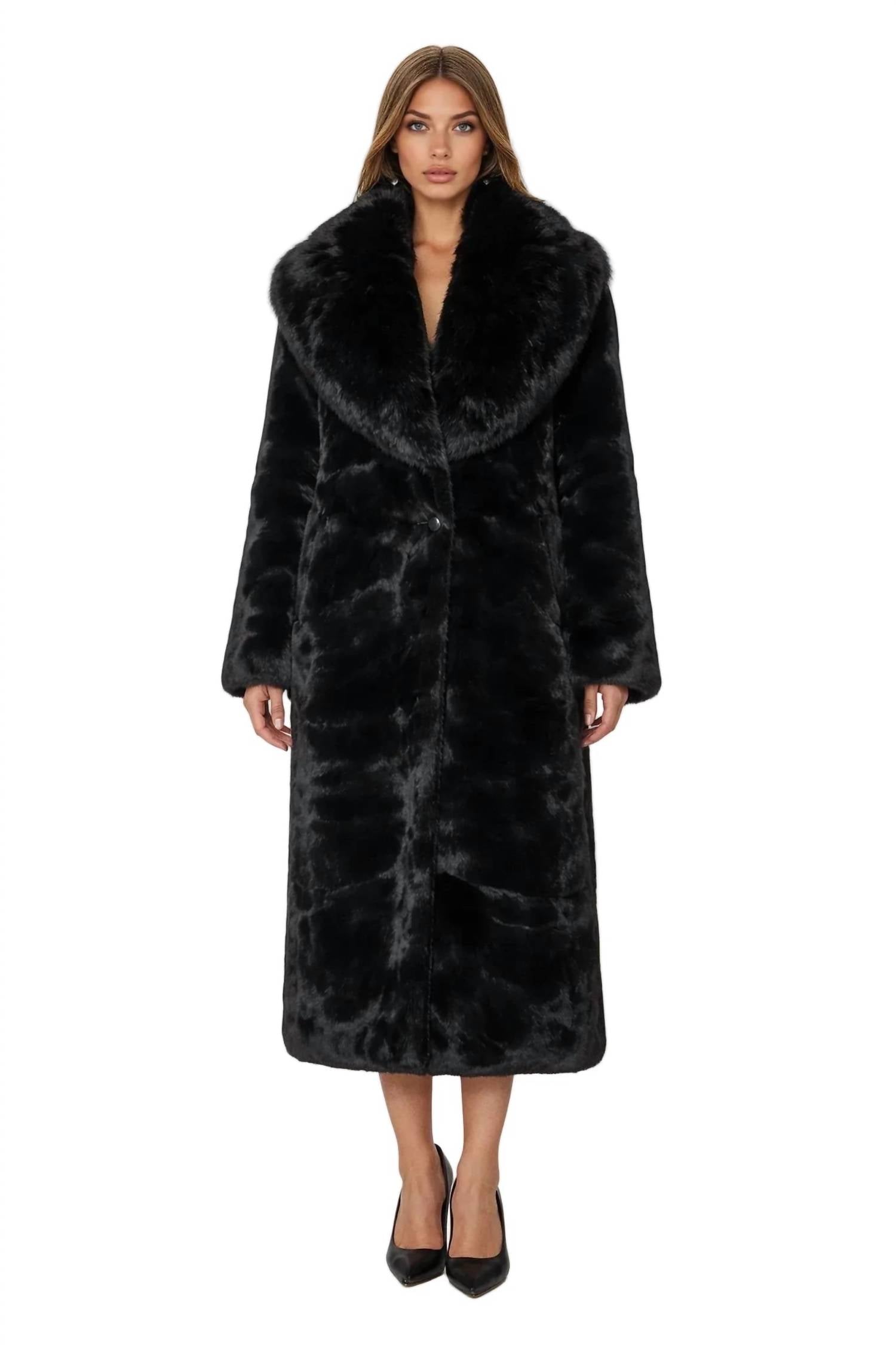 Dustella - Nona Lux Fur Maxi Coat