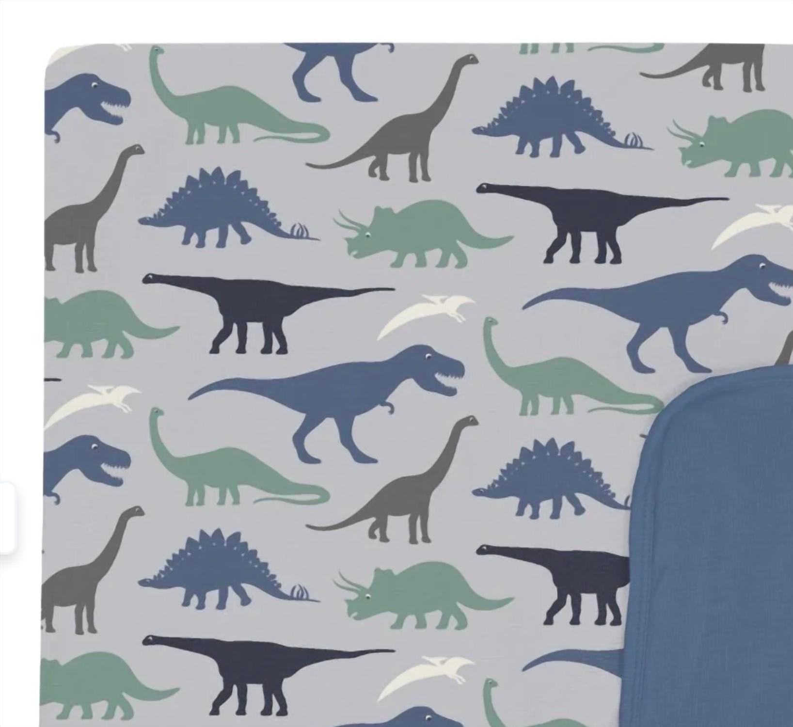 Kickee - Toddler's Dove Dino Museum Blanket