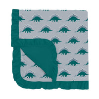 Kickee - Kid's Bamboo Ruffle Stroller Blanket