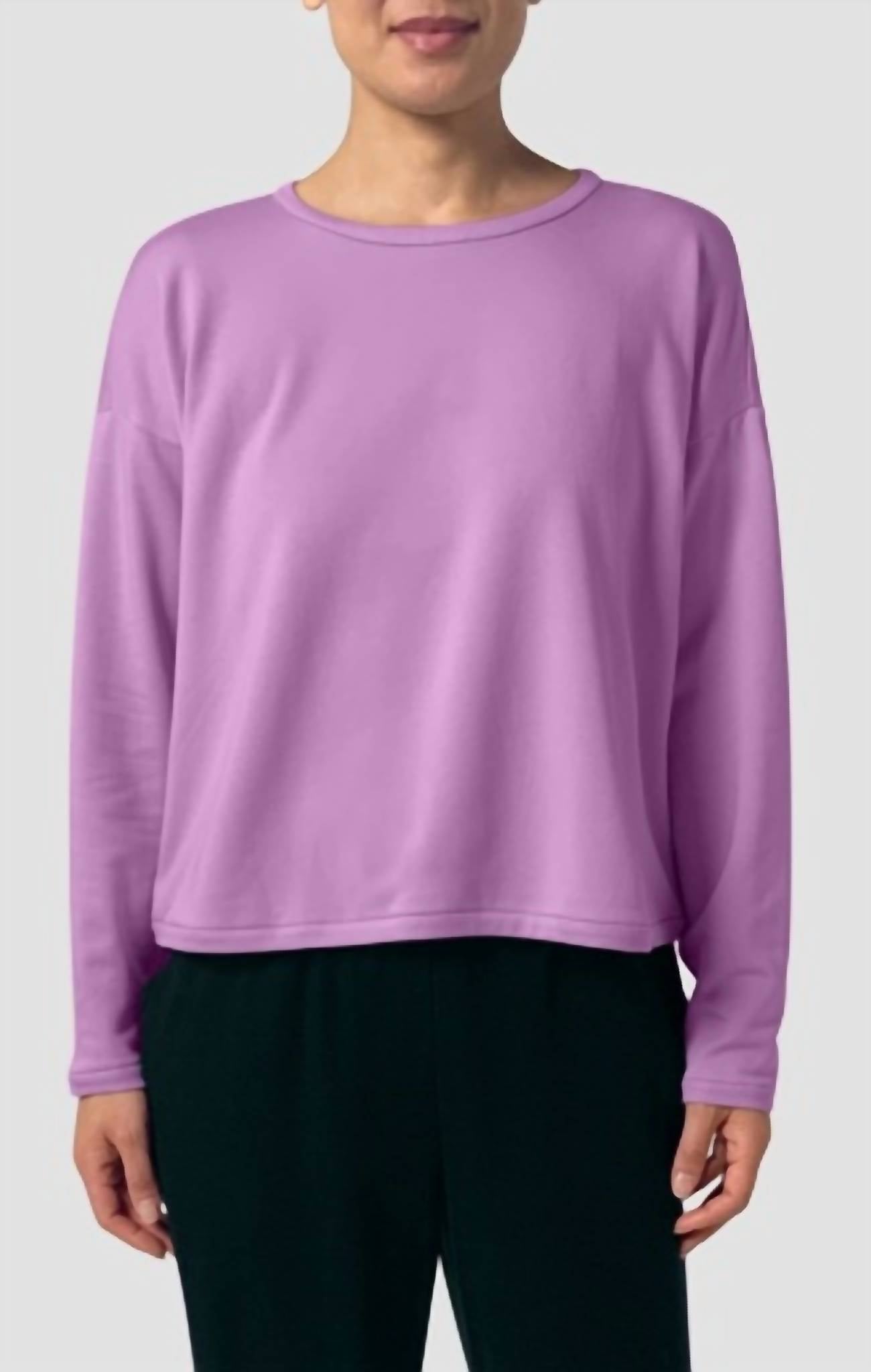 Eileen Fisher - Cozy Brushed Terry Hug Top