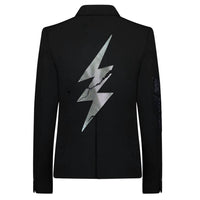 Hipchik - Women's Crystal Lightening Bolt Blazer