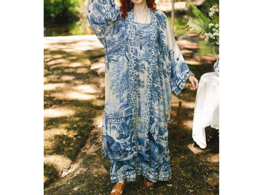 Market Of Stars - Opera Duster Bamboo Kimono Robe