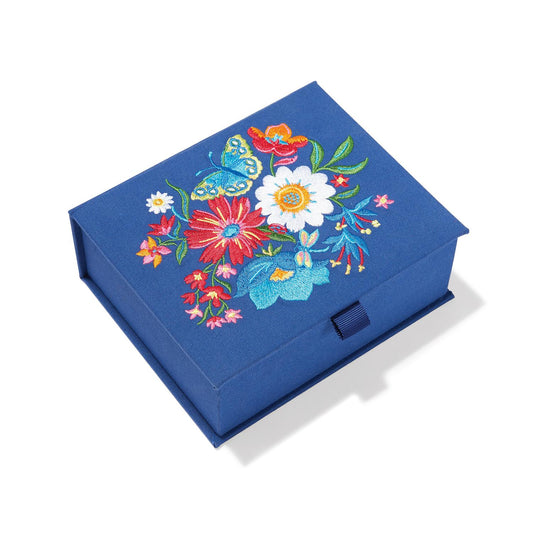 Brighton - Floral Artwork Jewelry Box