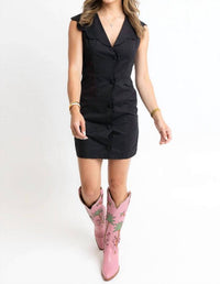 Karlie - Scallop Neck Sleeveless Dress