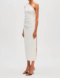 Misha - Aubree One Shoulder Midi Dress
