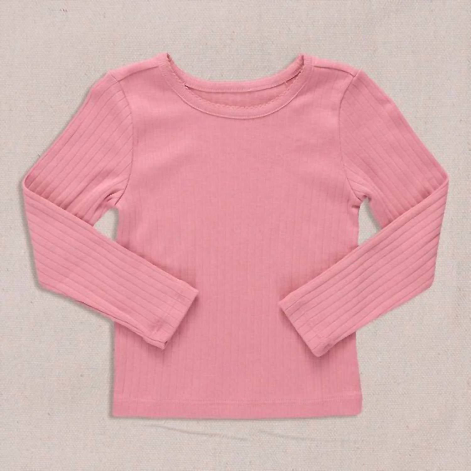 Pink Chicken - Girl's Seesaw Long Sleeve Rib T-shirt