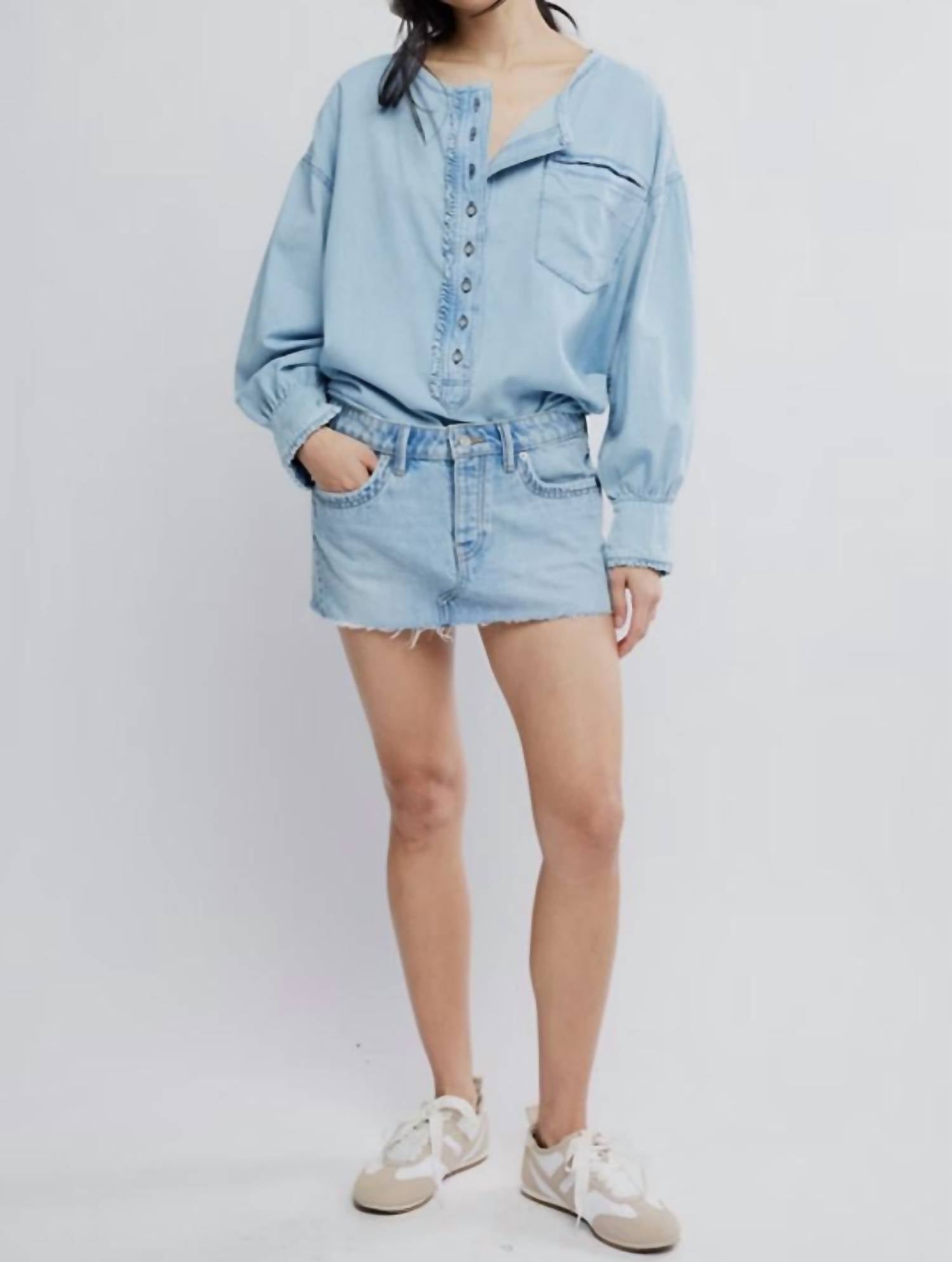 Free People - Lainey Low Rise Mini Skirt