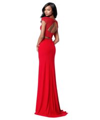 Sherri Hill - Two-Piece Cross-Stitch Prom Dress