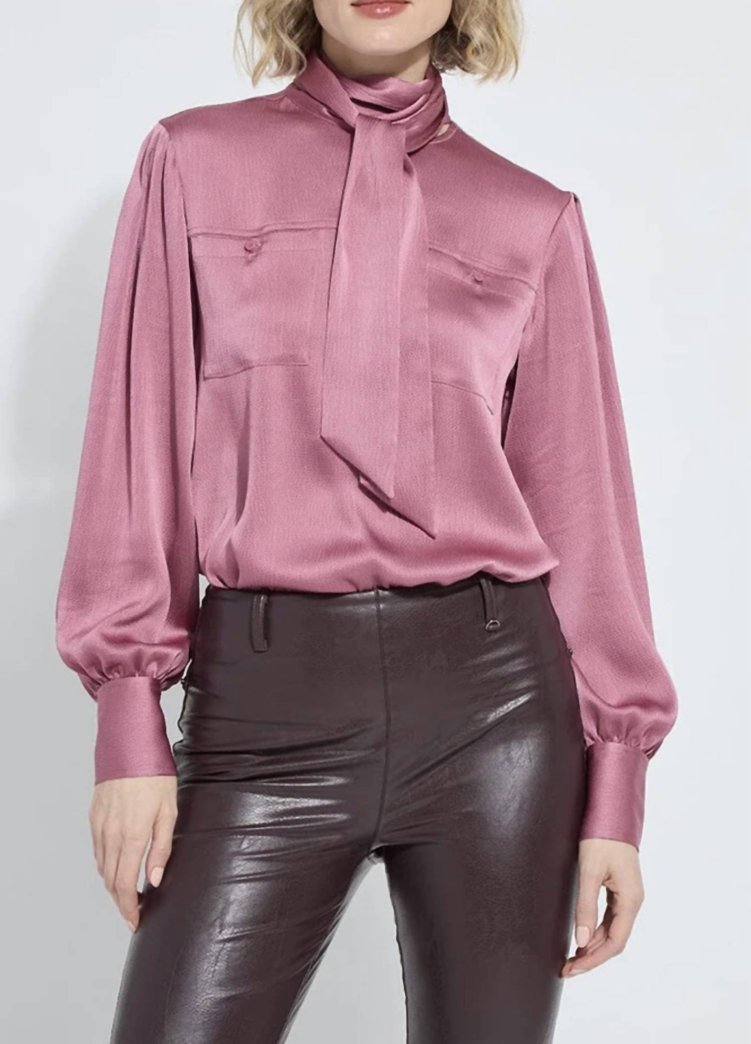 Esqualo - daiane utility scarf blouse