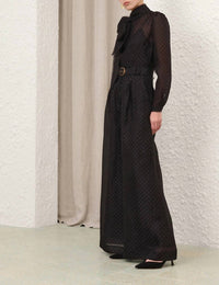 Zimmermann Women's Dream Wide Leg Pant in black - women's pants - alternate view