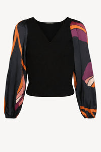 CABALLERO Arielle Top in african paradise - women's blouse - view 4