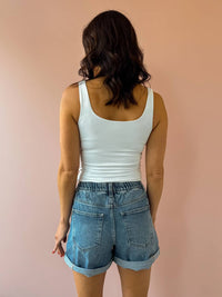 Vervet By Flying Monkey - Sienna Super High Rise Shorts