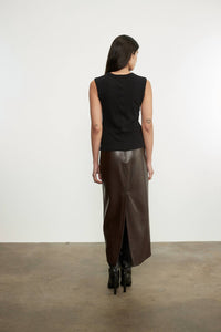Enza Costa - CASHMERE NEW CLASSIC SLEEVELESS CREW TOP