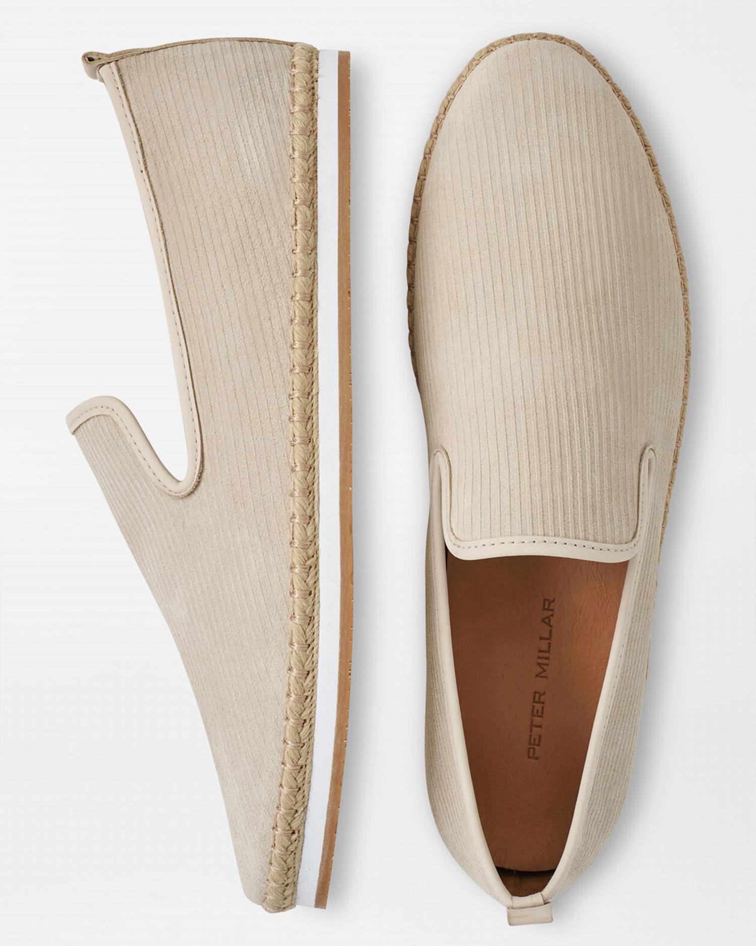 PETER MILLAR Men's Coastal Slip On Shoe in stone - women's sneaker