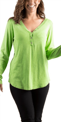 Gigi Moda - Iseppa Henley Long Sleeve Shirt