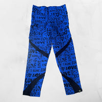 BBrazil Clothing Love Capri Leggings in blue - women's pants - alternate view