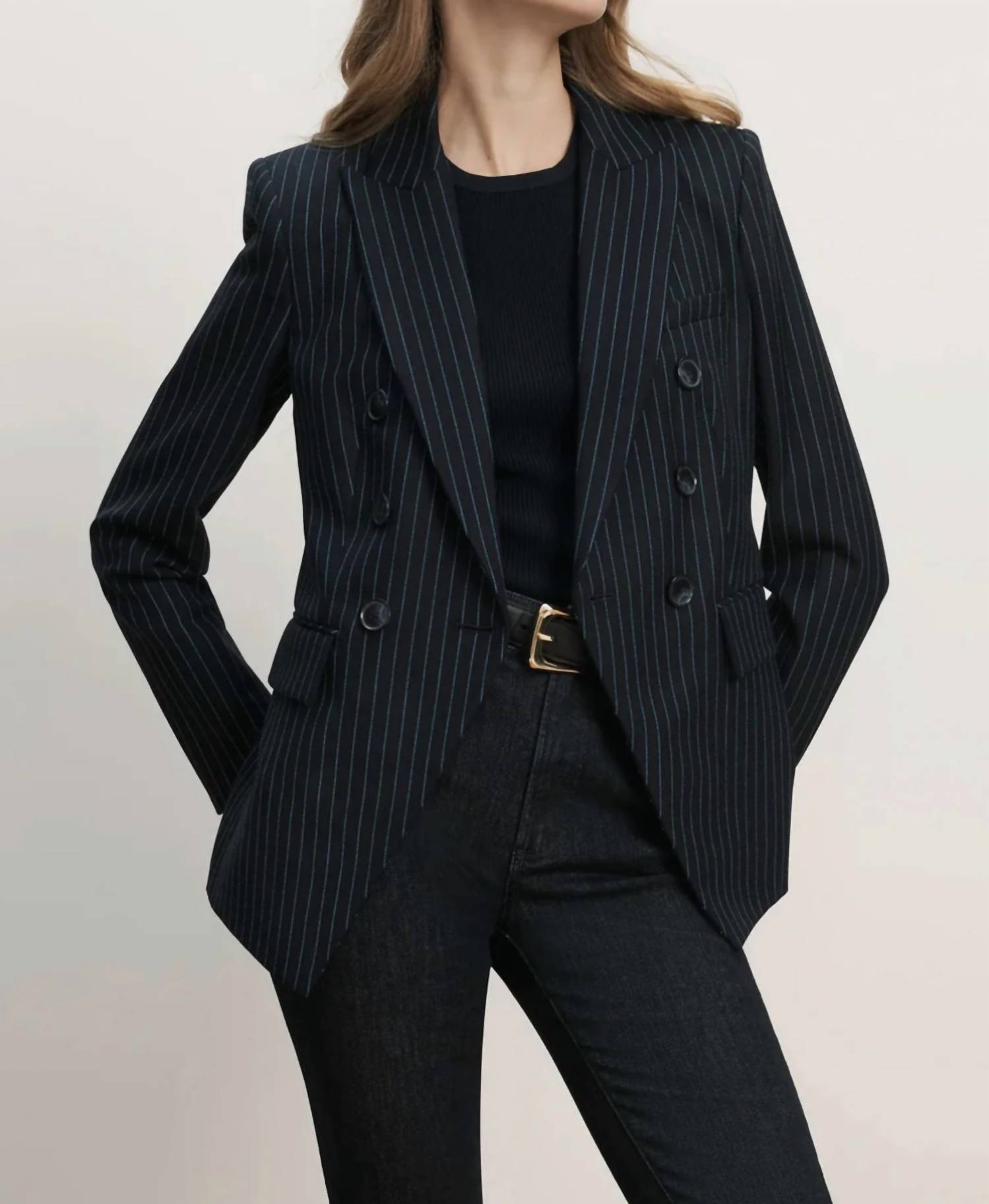 Veronica Beard - Miller Dickey Flap-pocket Double-breasted Blazer