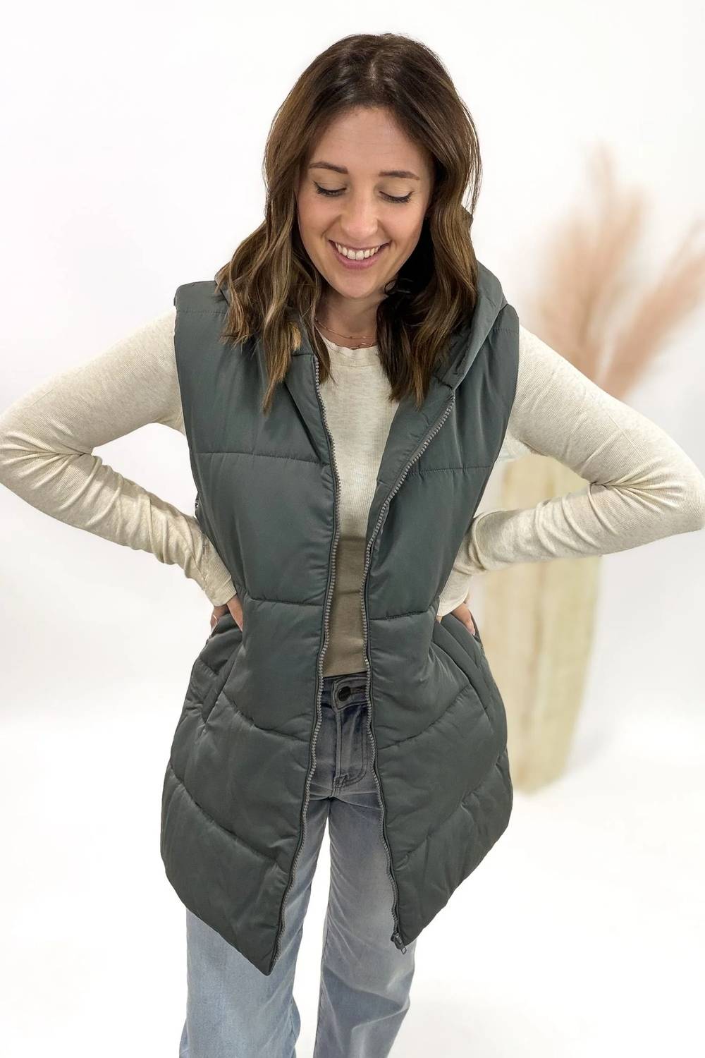 Staccato - Long Puffer Vest