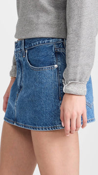 Slvrlake - Micro Denim Mini Skirt