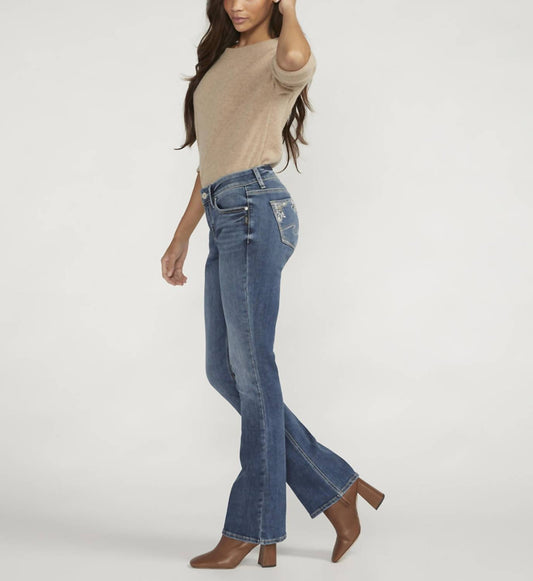 Silver Jeans Co - Mid Rise Comfort Fit Elyse Bootcut Jeans