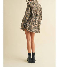 Klesis - Oversized Shacket & Mini Skirt Set