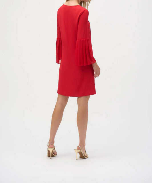 Joseph Ribkoff - Bell Sleeves Mini Dress