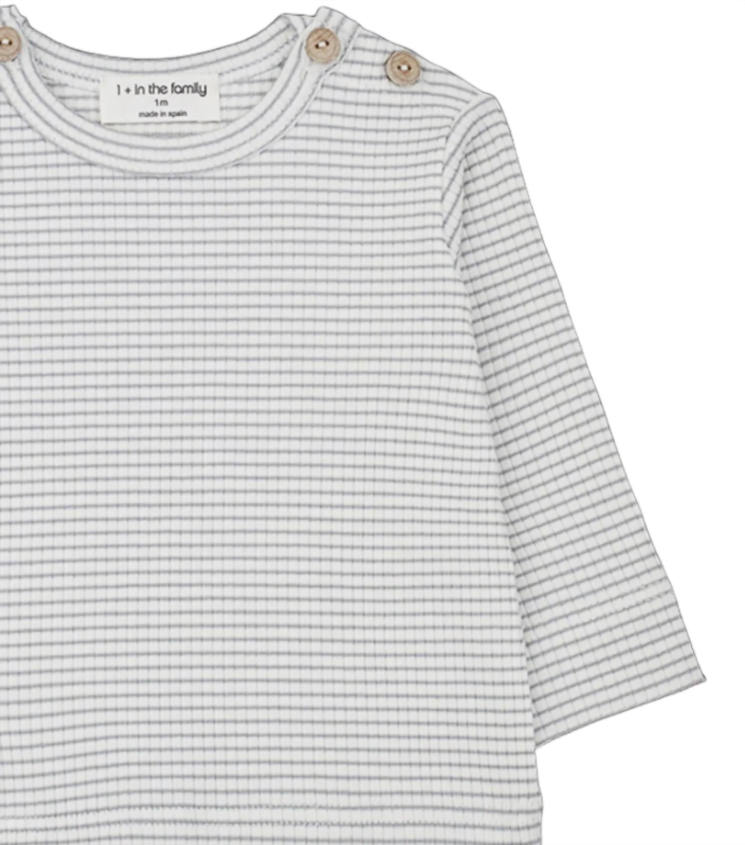 One More In The Family - Kid's Lana Smoky Striped Shirt Top