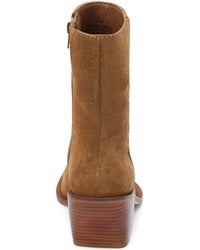 Matisse Women's Cleo Suede Ankle Boots in bourbon - women's shoe - detail view