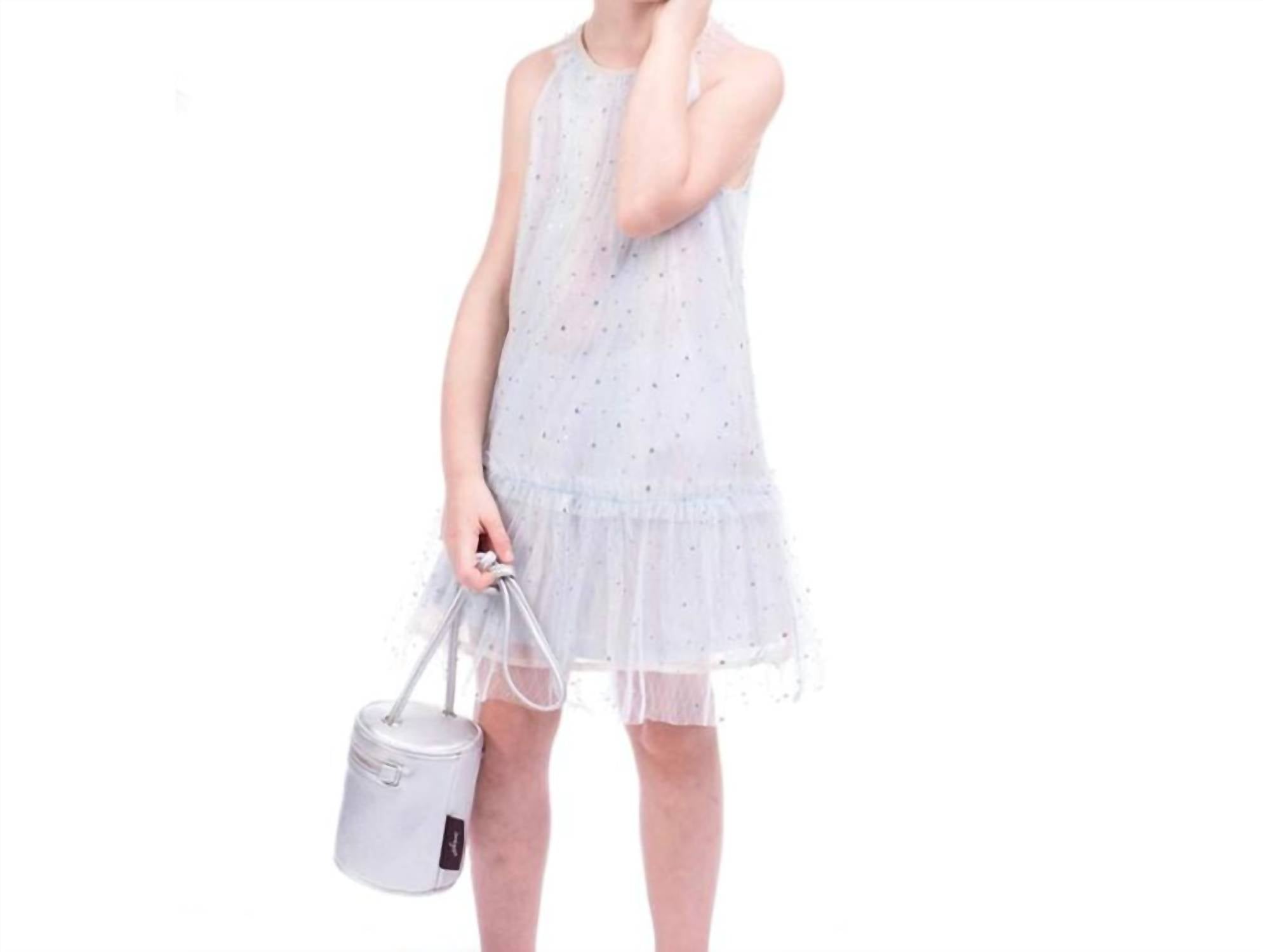Imoga - Girl's Nina Mesh & Chiffon Halter Dress