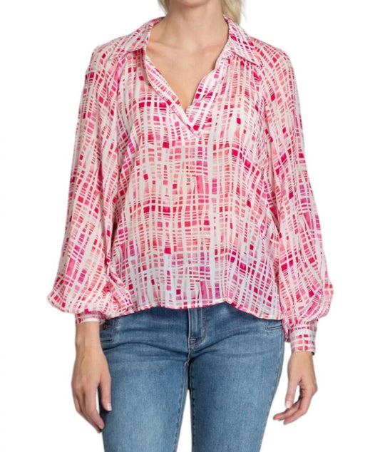 Apny - Half-Plaket Blouse