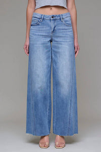 Hidden - Nori Seamed Mid Rise Wide Leg Jeans