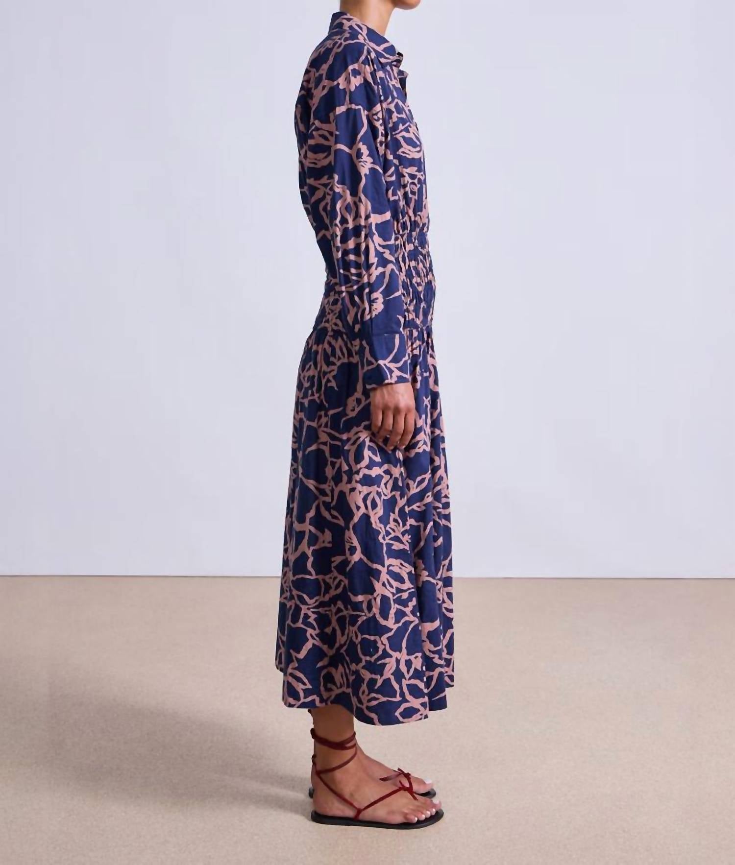 Apiece Apart - Smocked Shirt Dress