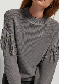 Nation Ltd - Carine Fringed Sweater