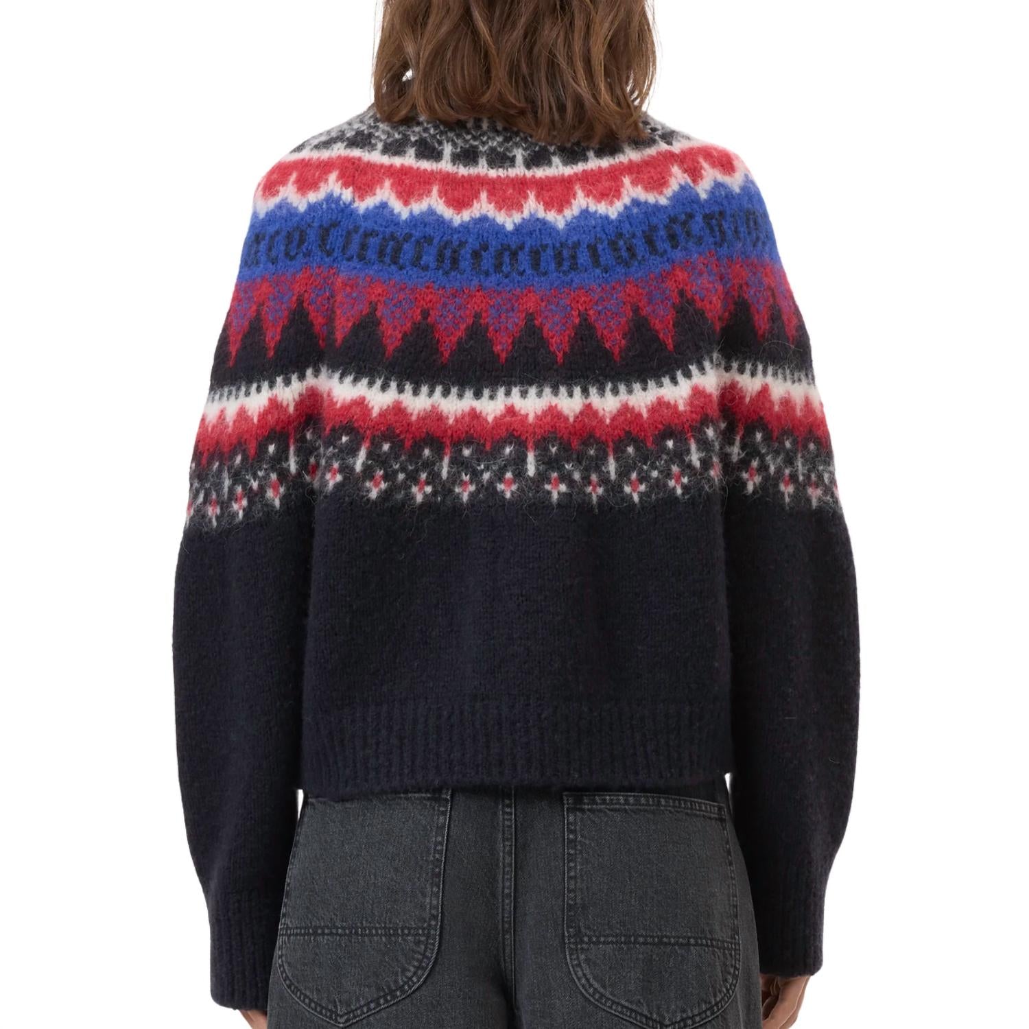 Closed - Cropped Jacquard Cardigan