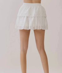 Tcec - Tiered Mini Skirt