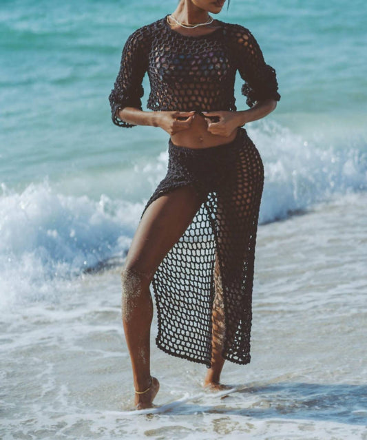 Soah - Women's Alessia Long Crochet Skirt