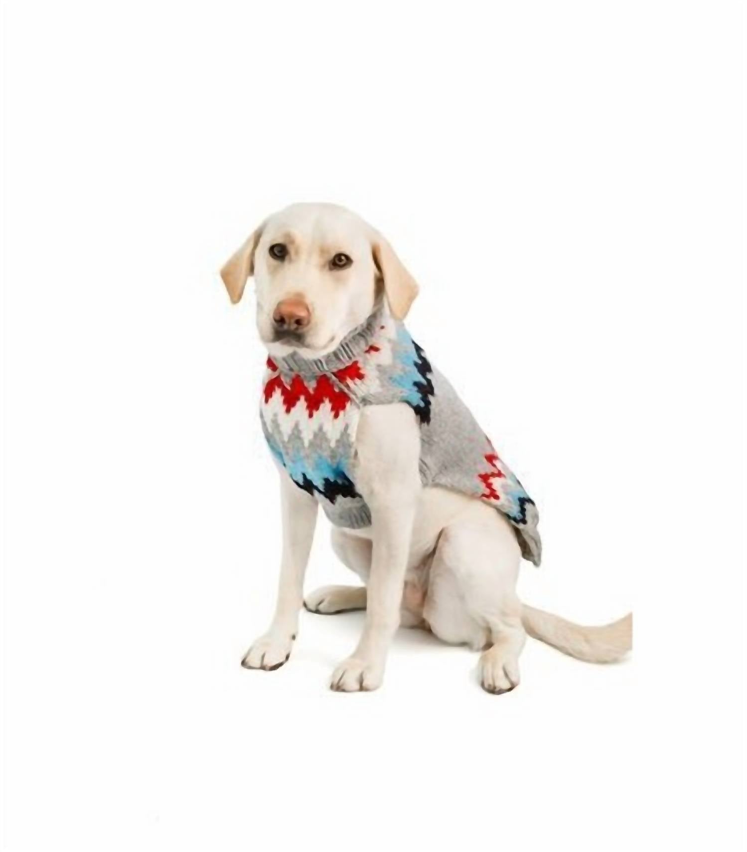 Chilly Dogs - Chevron Dog Sweater