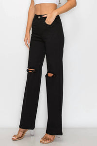 Lover Brand Fashion - Lover's High-Waist Wide Leg Jeans