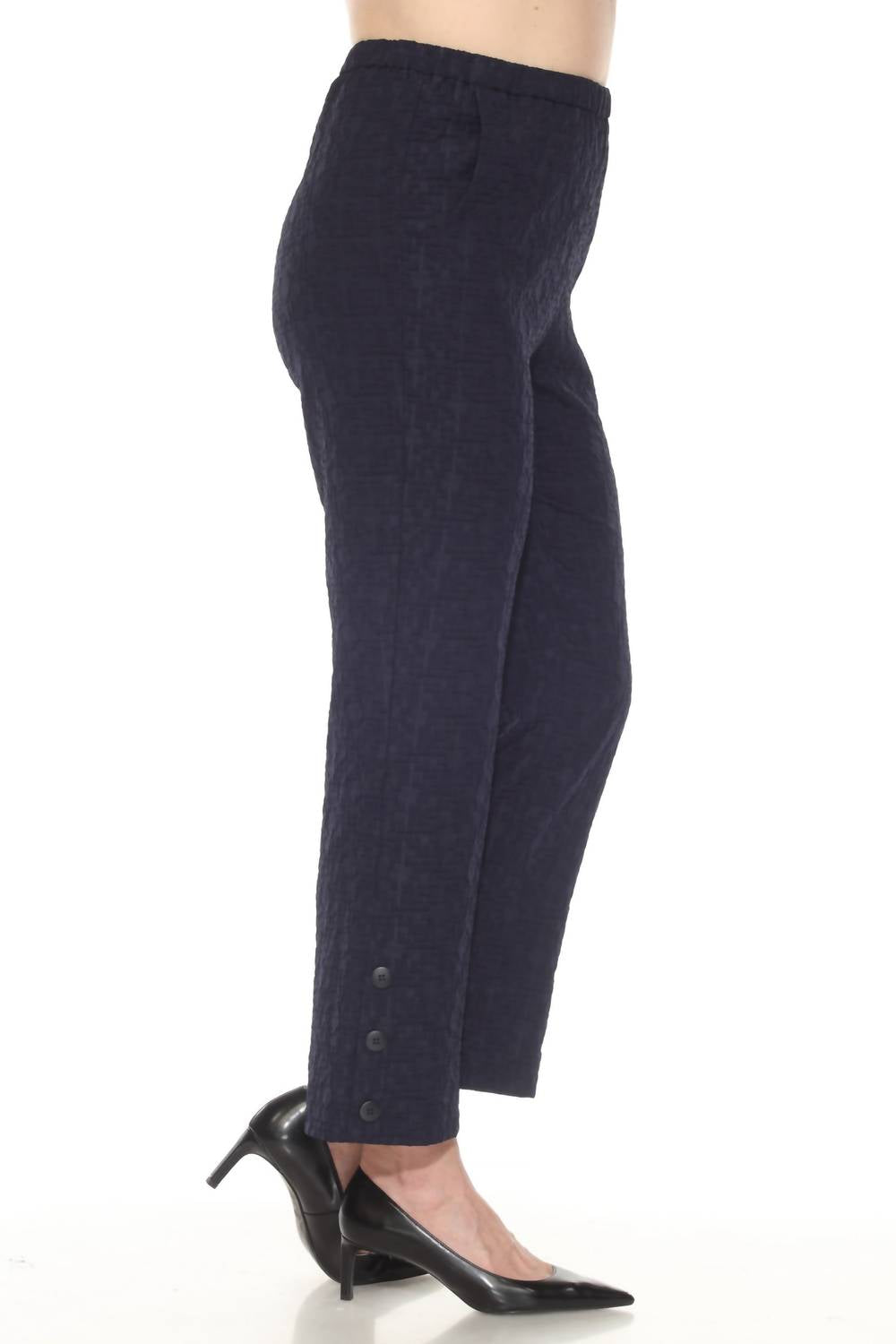 Joseph Ribkoff - Jacquard Pull On Ankle Pants